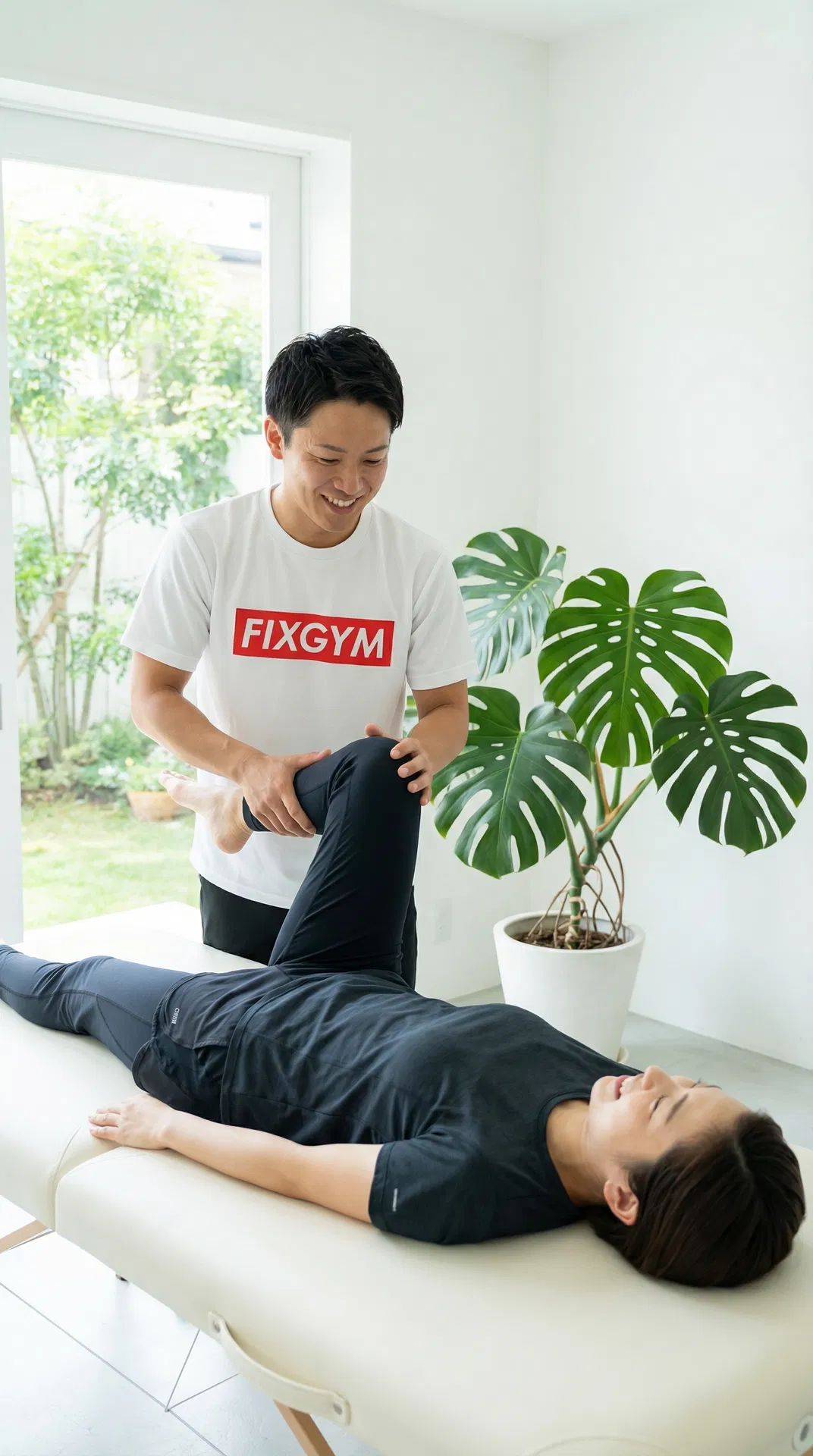 整体×トレーニングでキレイな姿勢に