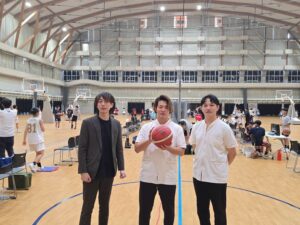 宮崎のバスケットボール大会「宮崎 S・S・CUP」に協賛し、ケアブースを出しました